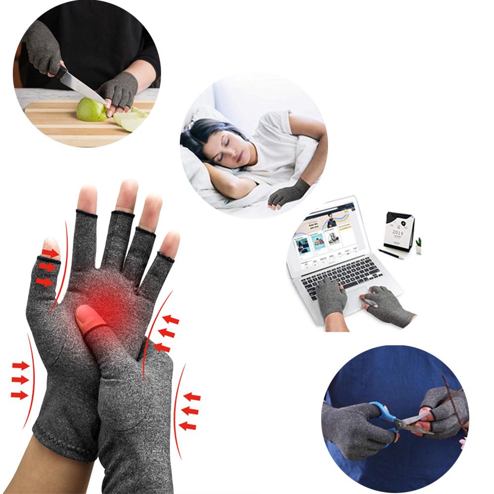 Pink Iolaus 1 Pair Compression Arthritis Gloves Arthritic Joint Pain Relief Gloves