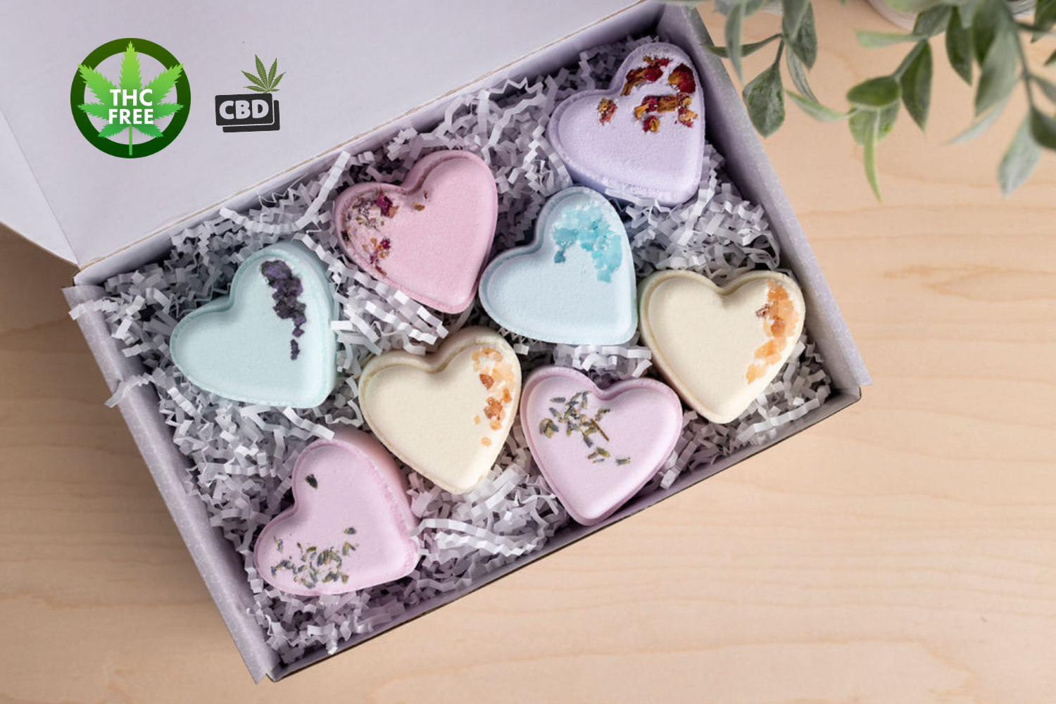 CBD - 8 Bath bombs set - perfect for a relaxing Mother's day bath by Lizush