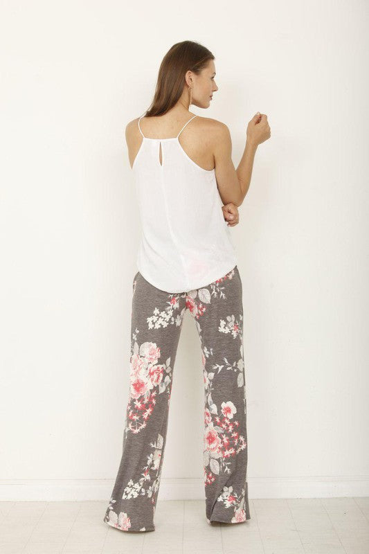 EG Fashion Fold Over Wide Leg Palazzo Pants