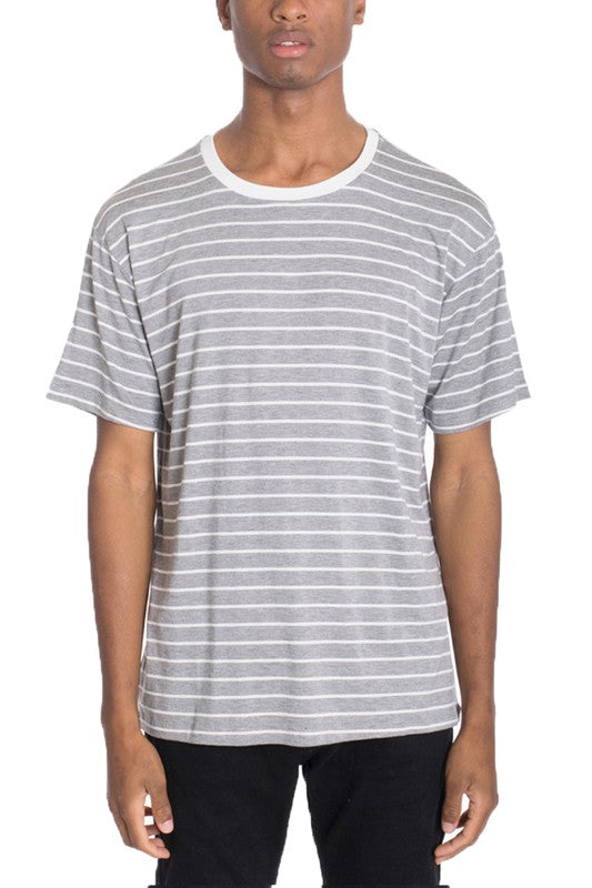 Weiv Short Sleeve Striped T Shirt