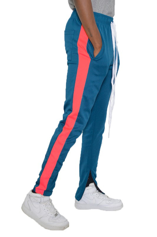 Slim Fit Single Stripe Track Pant