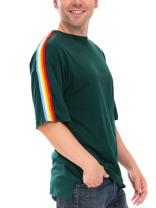 Rainbow Tape Short Sleeve Tshirt