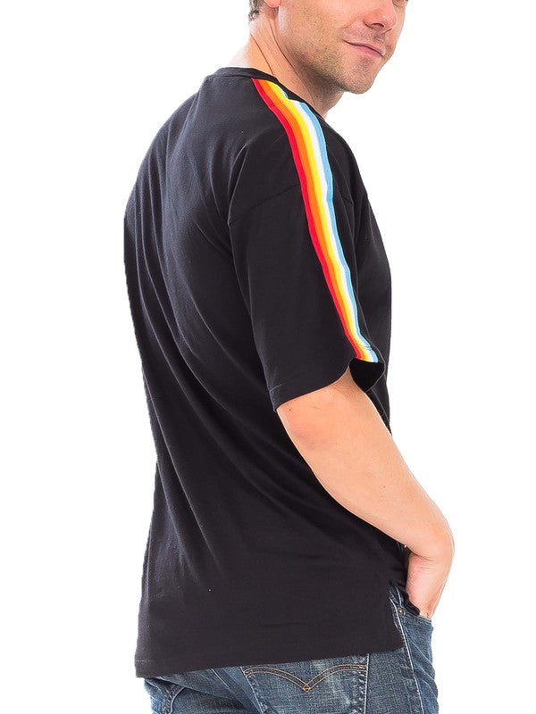 Rainbow Tape Short Sleeve Tshirt