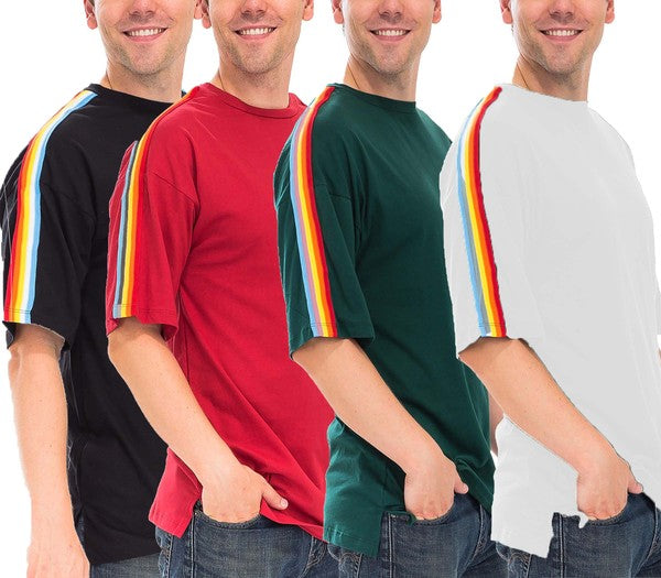 Rainbow Tape Short Sleeve Tshirt