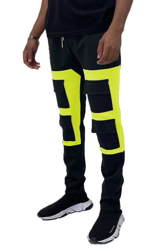 Weiv Color Block Cargo Track Pant