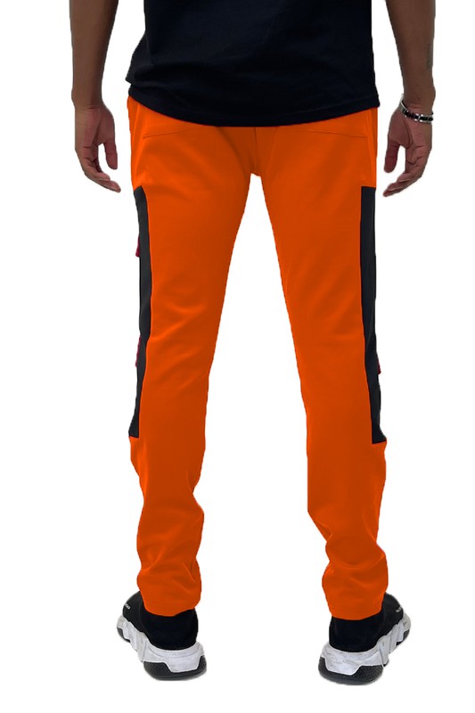 Weiv Color Block Cargo Track Pant