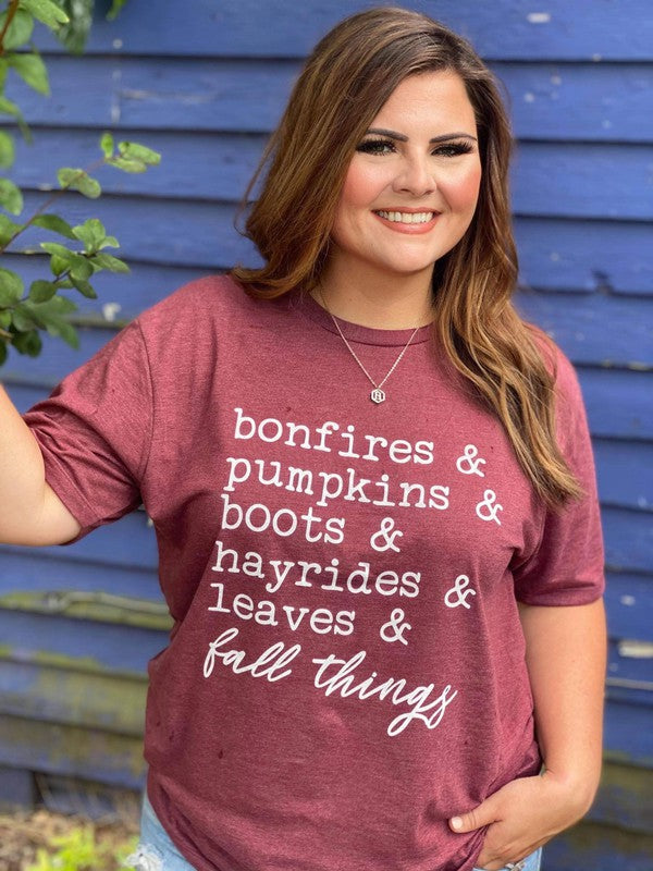 Ask Apparel All Things Fall Tee