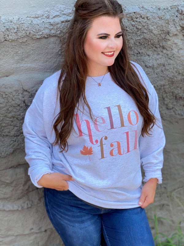 Ask Apparel Hello Fall Sweatshirt