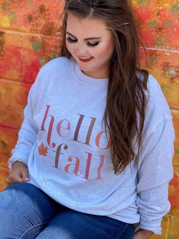 Ask Apparel Hello Fall Sweatshirt