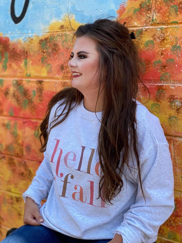 Ask Apparel Hello Fall Sweatshirt