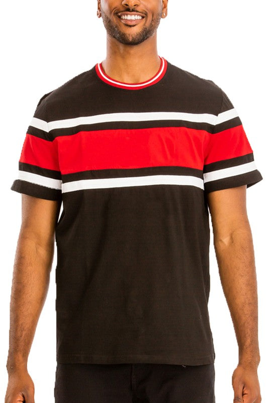 Weiv Cotton Three Stripe Tshirt
