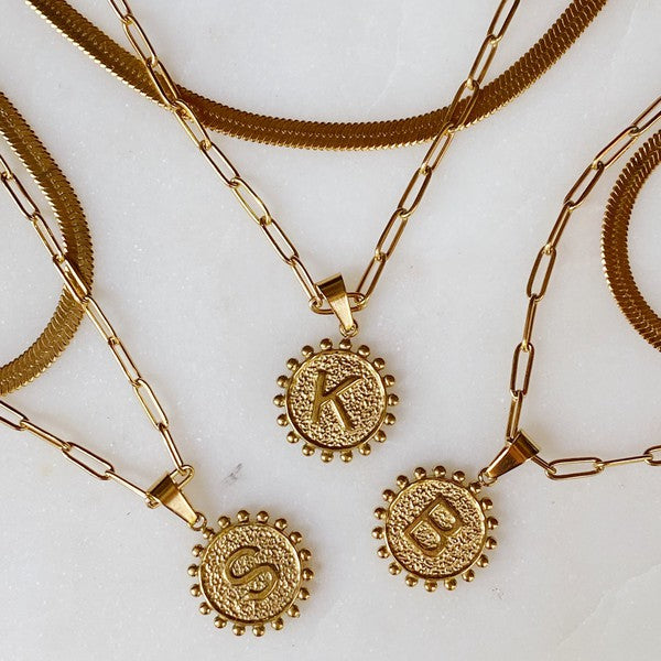 Ellison and Young Double Chain Initial Necklace
