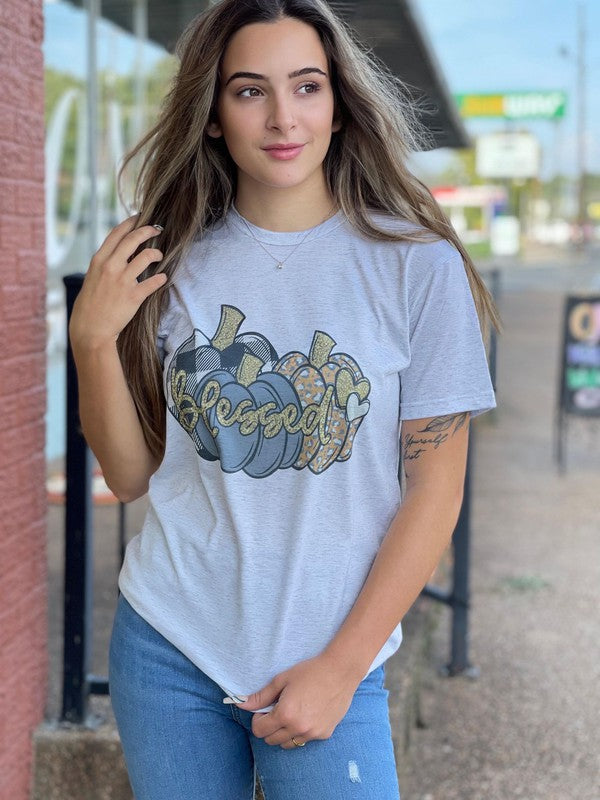 Ask Apparel Blessed Pumpkin Tee
