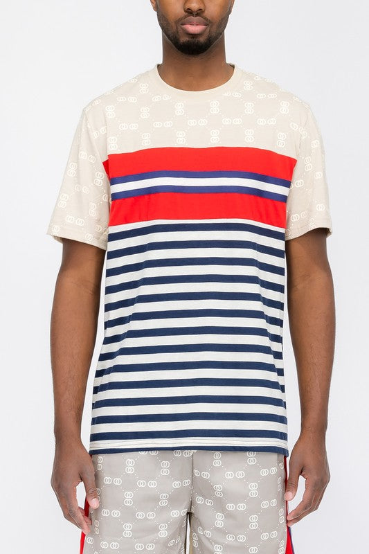 Weiv Chain Link Print Short Sleeve Tshirt