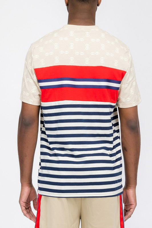 Weiv Chain Link Print Short Sleeve Tshirt