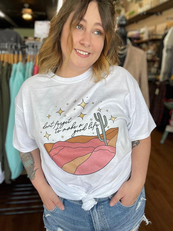 Ask Apparel Make a Good Life Tee