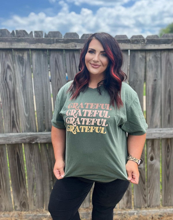 Ask Apparel Grateful Repeat Tee