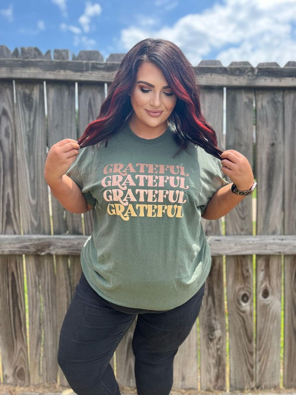 Ask Apparel Grateful Repeat Tee