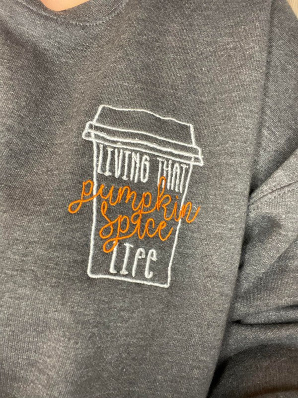 Ask Apparel Pumpkin Spice Life Sweatshirt