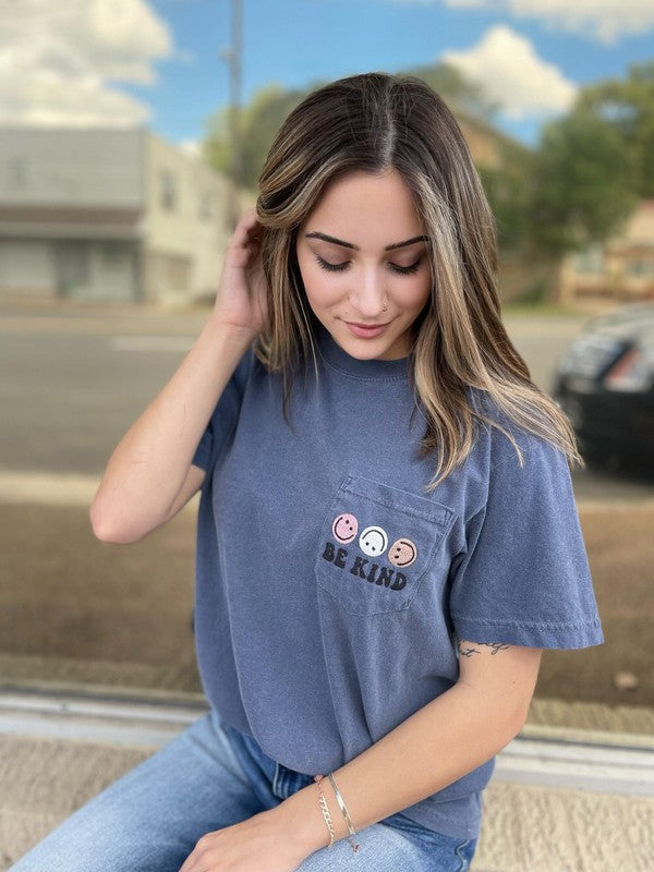 Ask Apparel Be Kind Pocket Tee