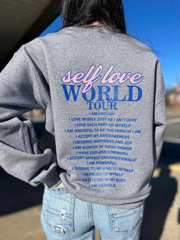 Ask Apparel Self Love World Tour Sweatshirt