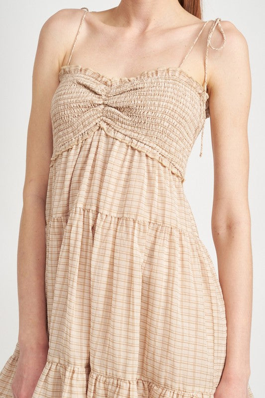 Emory Park Smocked Baby Doll Dress With Ruffled