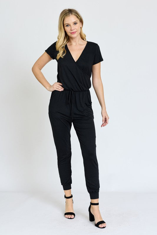 EG fashion Short Sleeve Jogger Jumpsuit