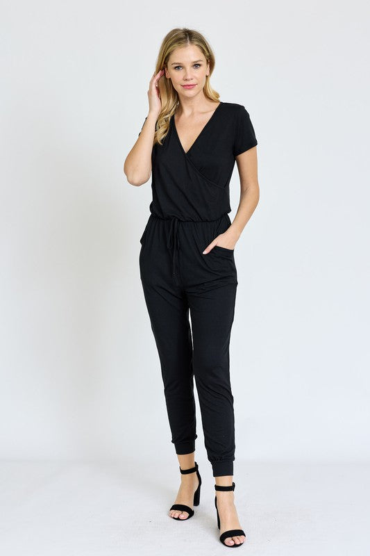 EG fashion Short Sleeve Jogger Jumpsuit