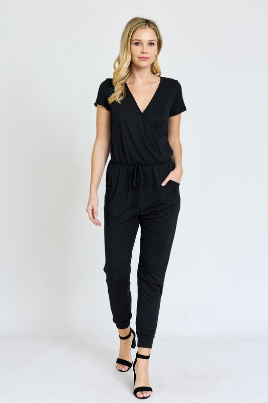 EG fashion Short Sleeve Jogger Jumpsuit