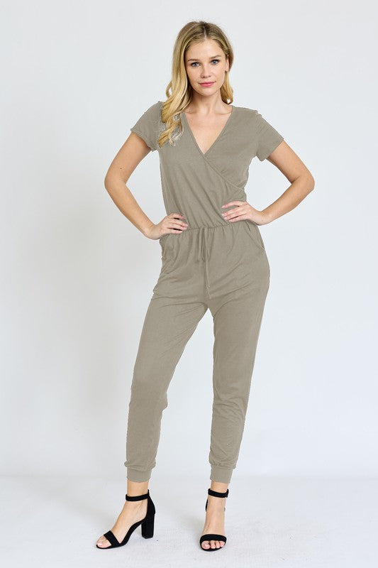 EG fashion Short Sleeve Jogger Jumpsuit