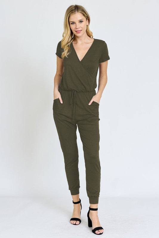 EG fashion Short Sleeve Jogger Jumpsuit