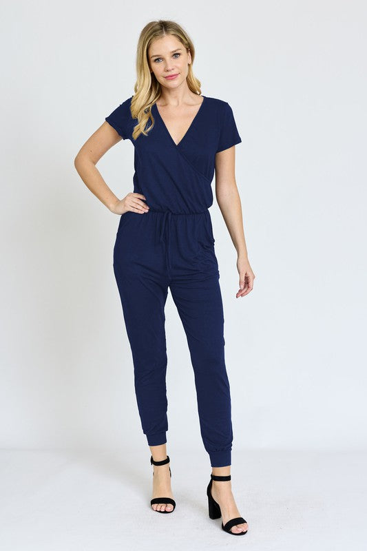 EG fashion Short Sleeve Jogger Jumpsuit