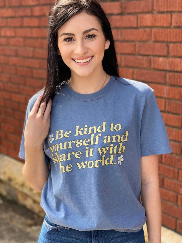 Ask Apparel Be Kind To Yourself Tee