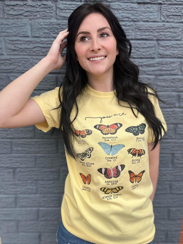 Ask Apparel You Are Butterfly Tee