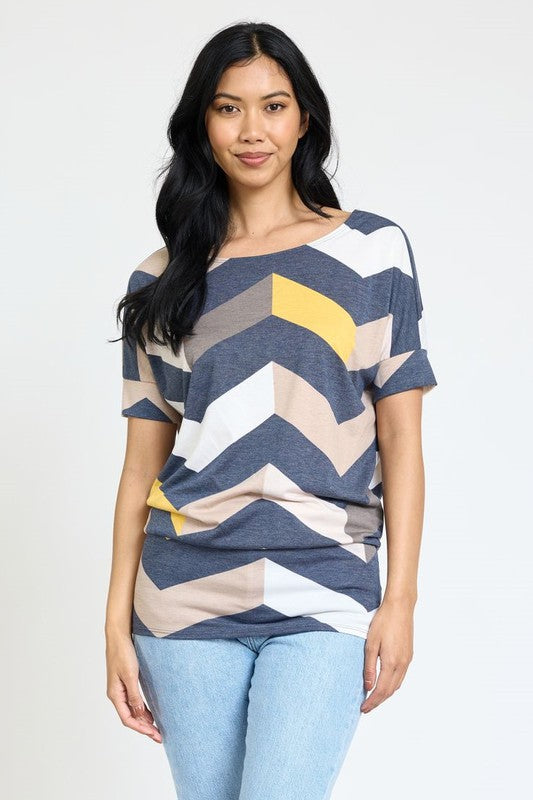 EG Chevron Dolman Top