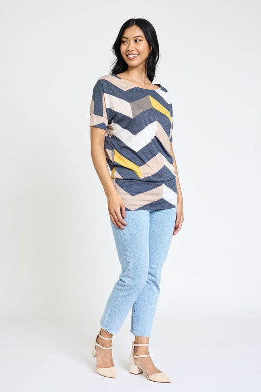 EG Chevron Dolman Top