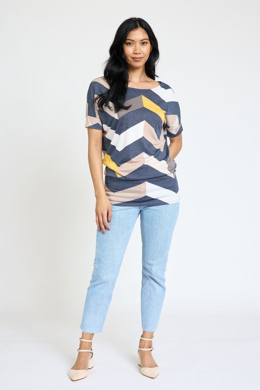 EG Chevron Dolman Top
