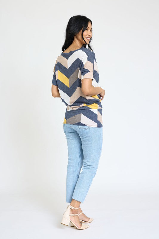 EG Chevron Dolman Top