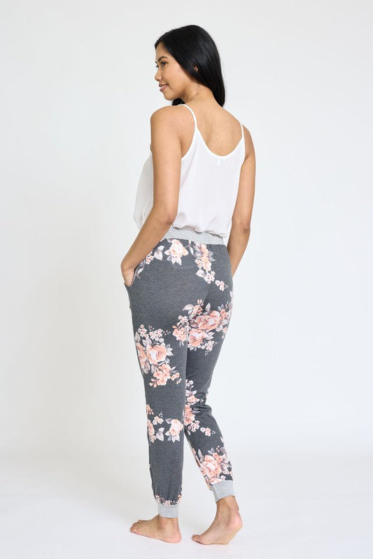 EG fashion Floral Drawstring Jogger