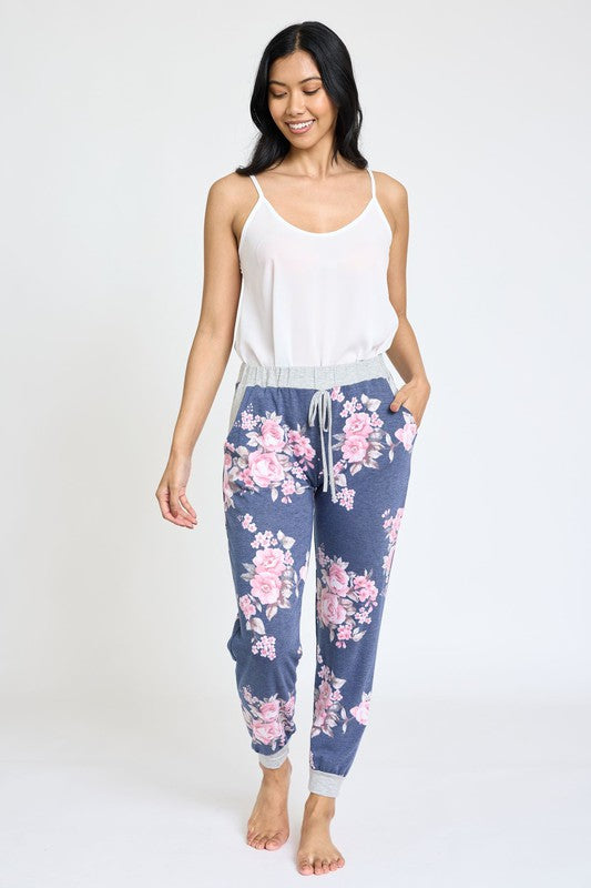 EG fashion Floral Drawstring Jogger