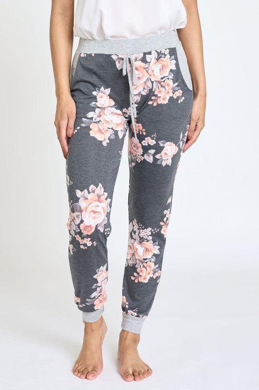 EG fashion Floral Drawstring Jogger