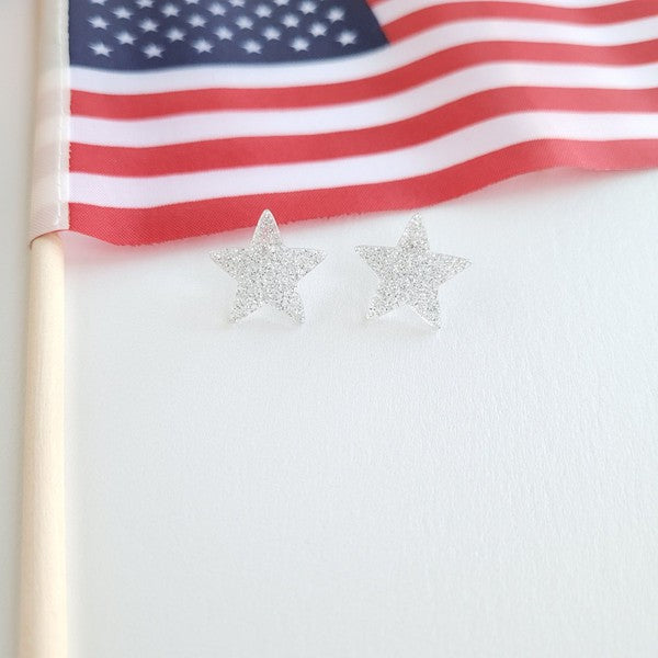 Spiffy & Splendid Star Studs - Silver