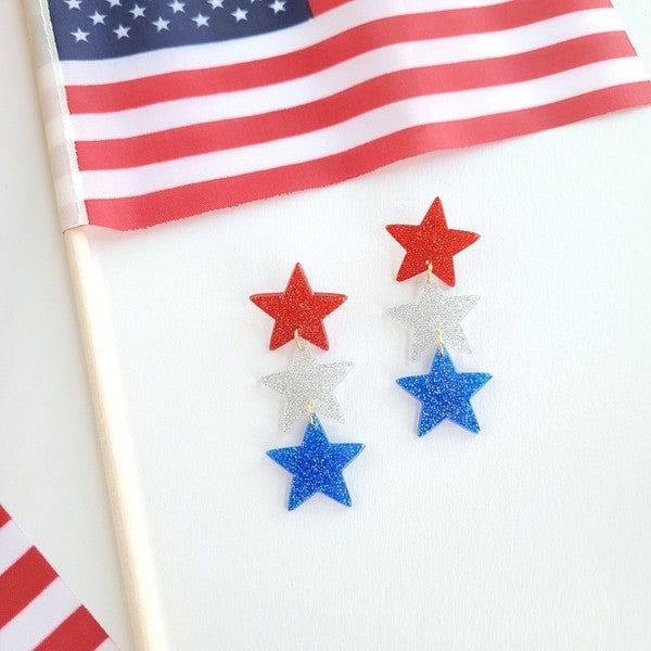 Spiffy & Splendid Star Spangled Dangles - Sparkle