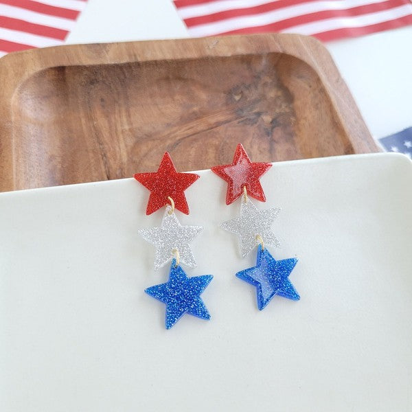 Spiffy & Splendid Star Spangled Dangles - Sparkle