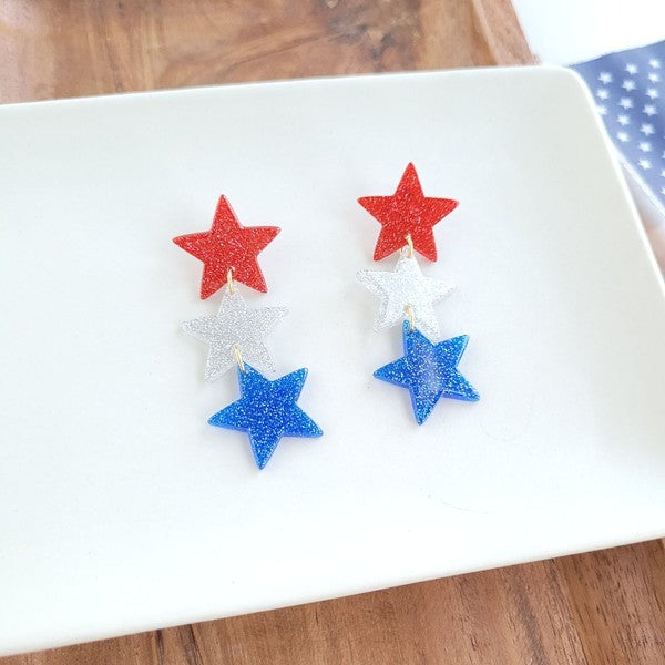 Spiffy & Splendid Star Spangled Dangles - Sparkle