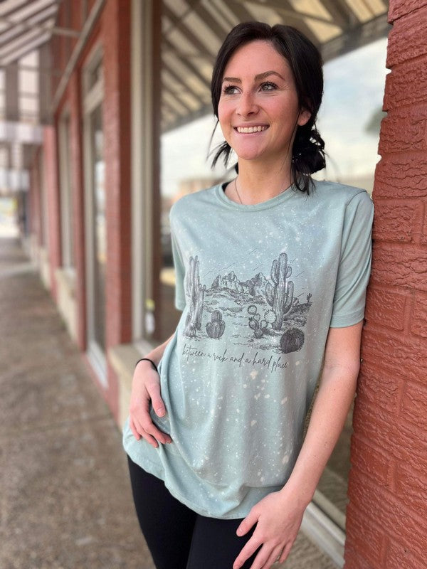 Ask Apparel Between A Rock and A Hard Place Tee