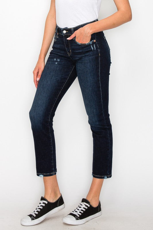 Artemis Plus Size - High Rise Skinny Straight Jeans