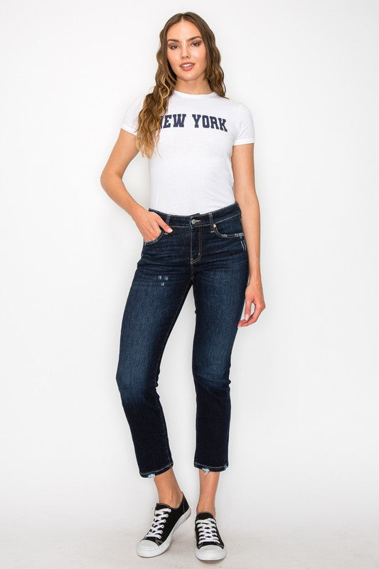 Artemis Plus Size - High Rise Skinny Straight Jeans