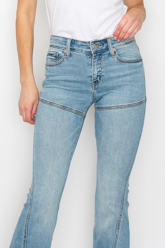 Artemis  Plus Size / High Rise Skinny Flare