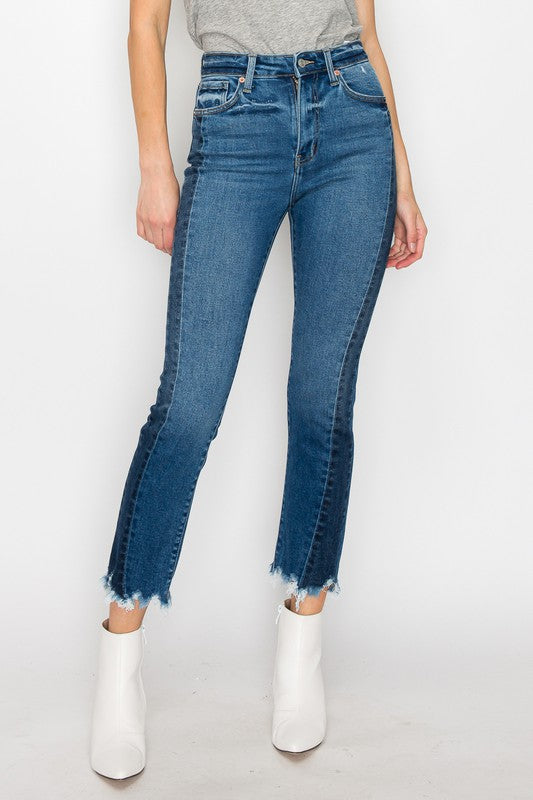 Artemis High Rise Slim Straight Jeans
